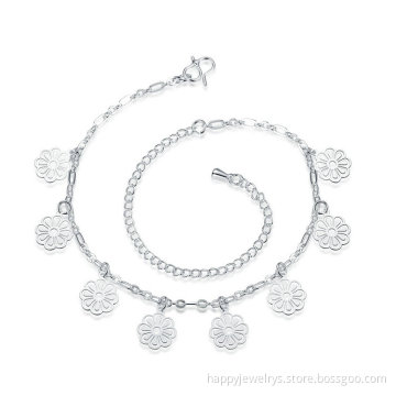 Jenia New Popular Jewellery Silver Plated Trend Handmade Anklet For Women